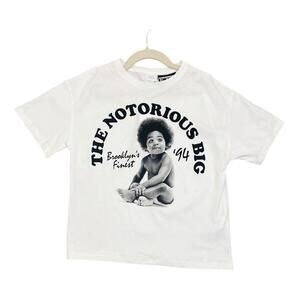 Zara The Notorious BIG Baby's Retro 94 Brooklyn Finest Baby T-Shirt Size‎ 9-10